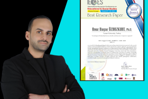 Our President Assoc. Dr. Onur Başar Özbozkurt\'s Paper Awarded for the Best Academic Study Award