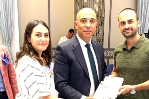 Book Presentation to Mersin Police Chief Mehmet ŞAHNE, Our President and Vice President