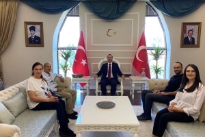 Visit from the Association of Academy to Tarsus District Governor Mehmet Ali Akyüz