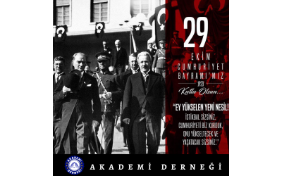 Başkanımızın 29 Ekim Mesajı