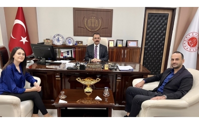 Visit to Tarsus Chief Public Prosecutor's Office of Ramazan Murat Tiryaki from the Board of Directors of the Academy Association