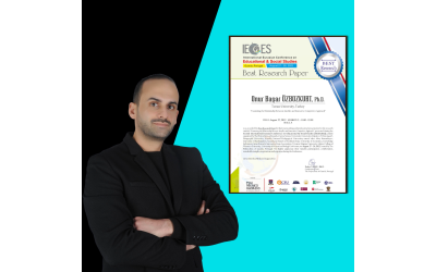 Our President Assoc. Dr. Onur Başar Özbozkurt\'s Paper Awarded for the Best Academic Study Award