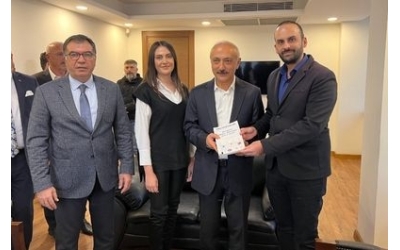 Book Presentation by our President and Vice President to Lütfi Elvan, Former Minister of Treasury and Finance