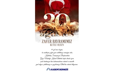 Başkanımızdan "30 Ağustos Zafer Bayramı" Mesajı