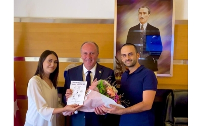 Visit to the Chairman of the Country Party, Muharrem İNCE from the Association of Academy 