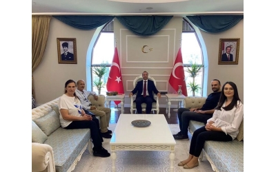 Visit from the Association of Academy to Tarsus District Governor Mehmet Ali Akyüz