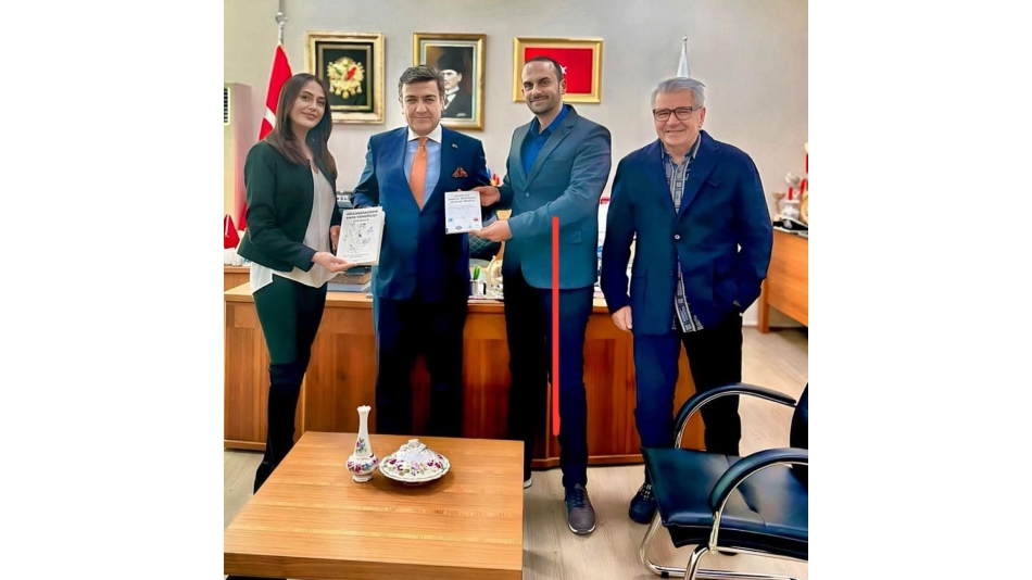 Visit to Rector Yaşar Hacısalihoğlu from the Board of Directors of the Association of Academy 