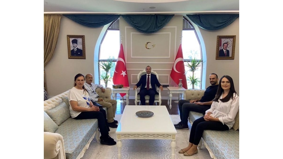 Visit from the Association of Academy to Tarsus District Governor Mehmet Ali Akyüz