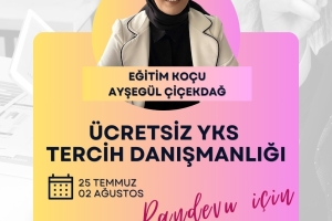 Eğitim Koçumuz Ayşegül Çiçekdağ YKS Tercihlerinde Danışmanlık Yapıyor